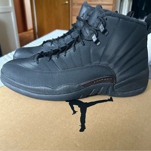 Nike Air Jordan 12 Retro Winterized Size 12 2018 triple black